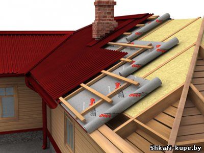 Утепляем крышу деревянного дома